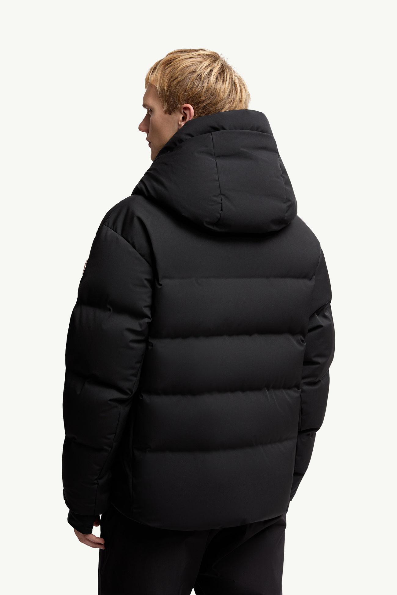 Fellberg Daunen-Skijacke mit Kapuze Herren Schwarz Moncler 4