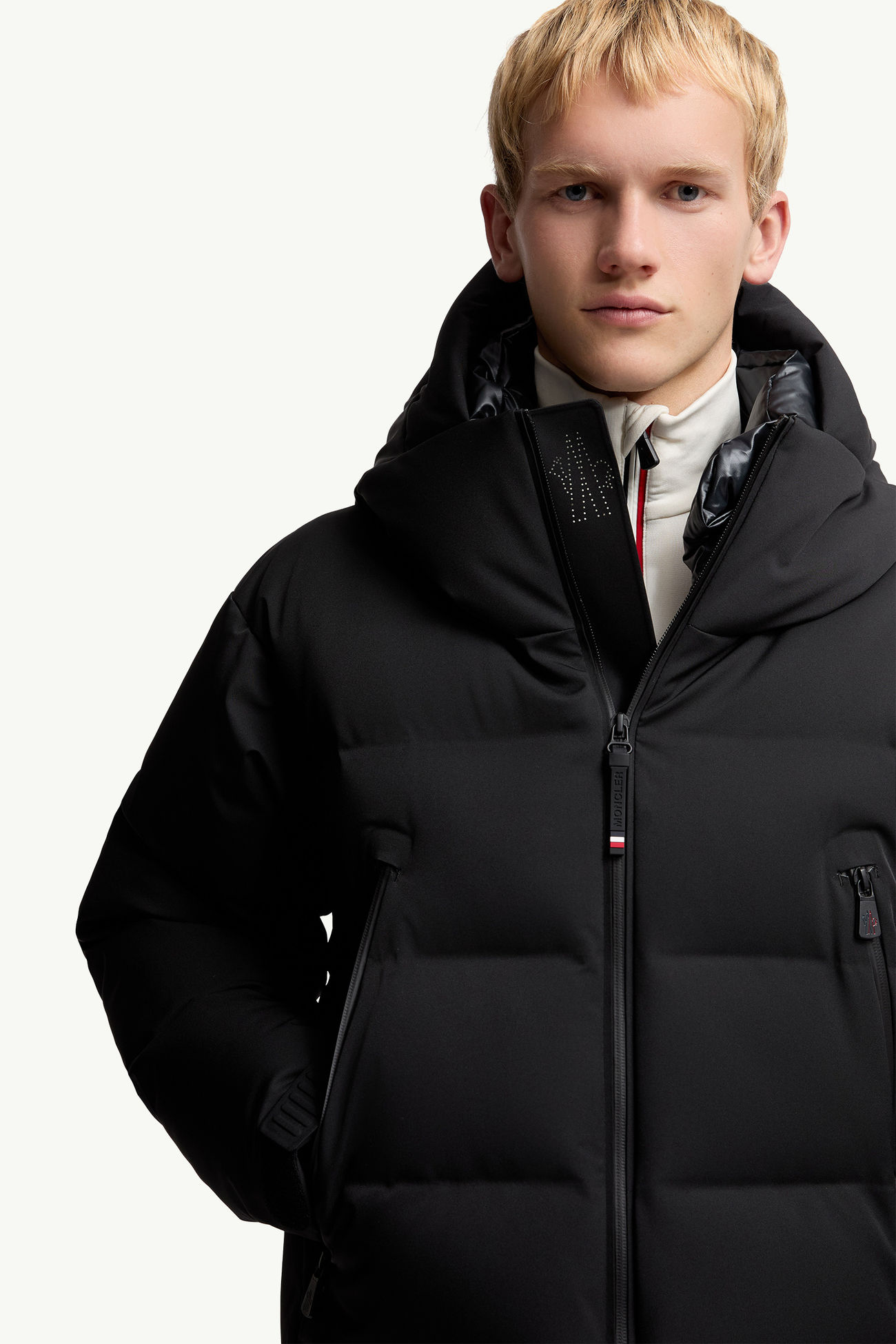 Fellberg Daunen-Skijacke mit Kapuze Herren Schwarz Moncler 6