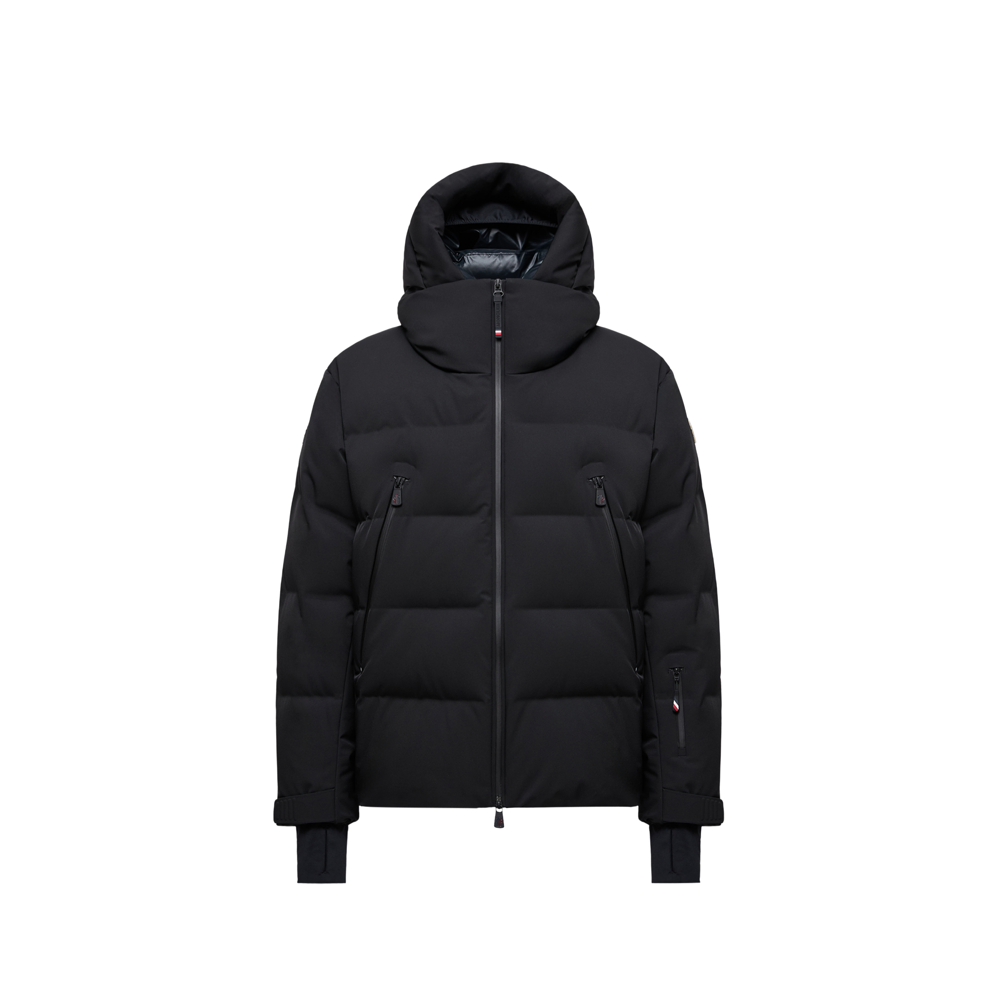 MONCLER GRENOBLE Fellberg Hooded Down Ski Jacket, Men, Black, Size: 4