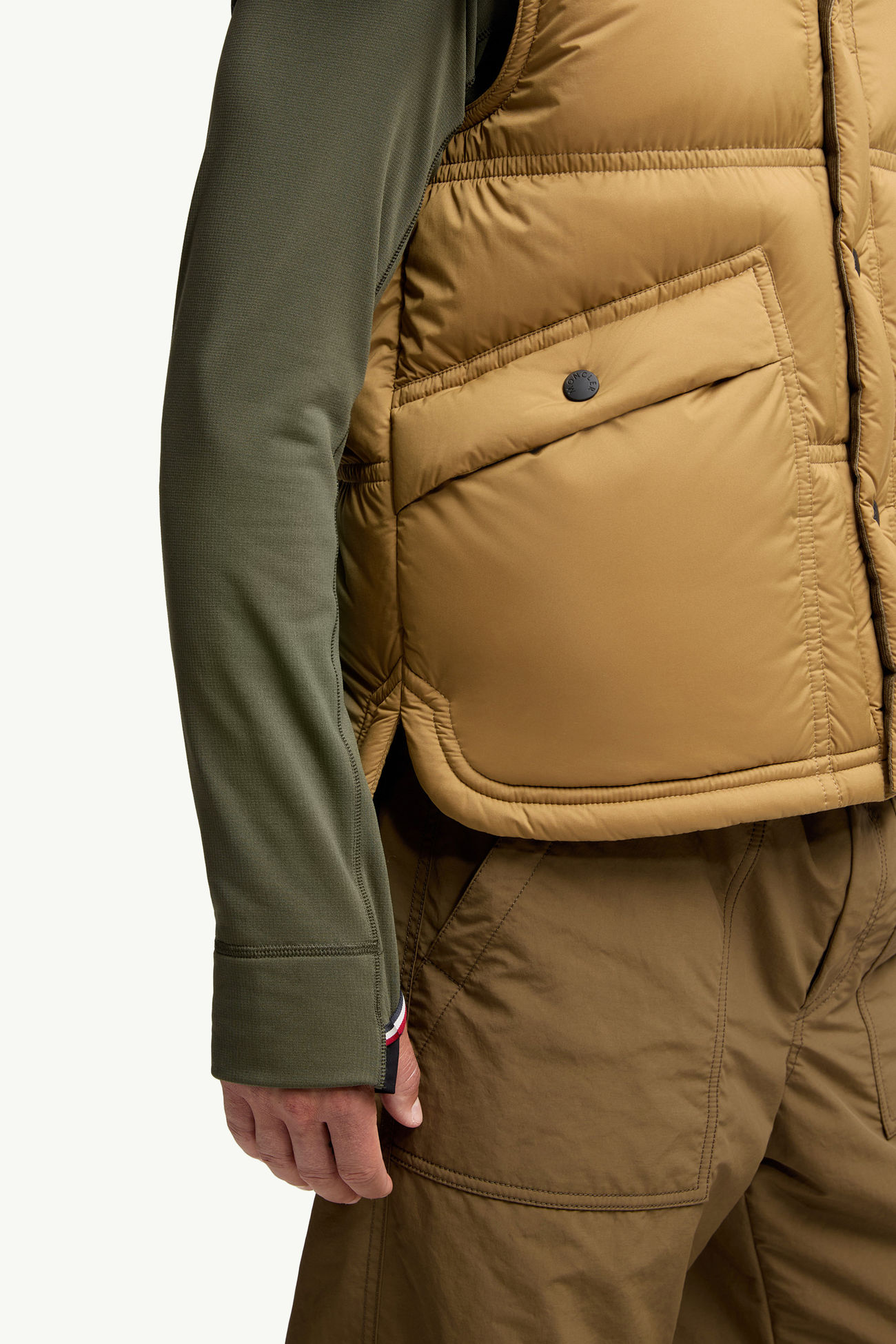 Doudoune sans manches Aul Hommes Beige Chameau Moncler 6