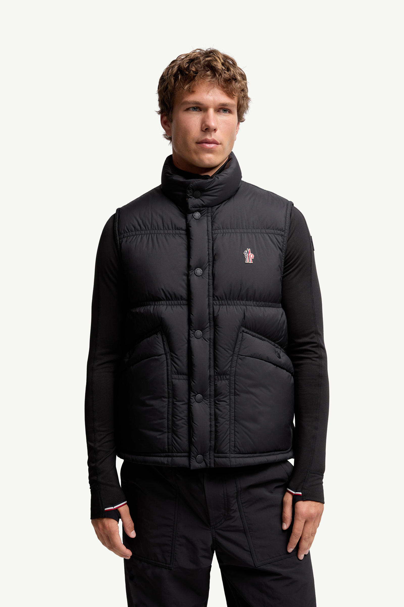 Aul男士羽绒马甲 男士 黑色 Moncler 3