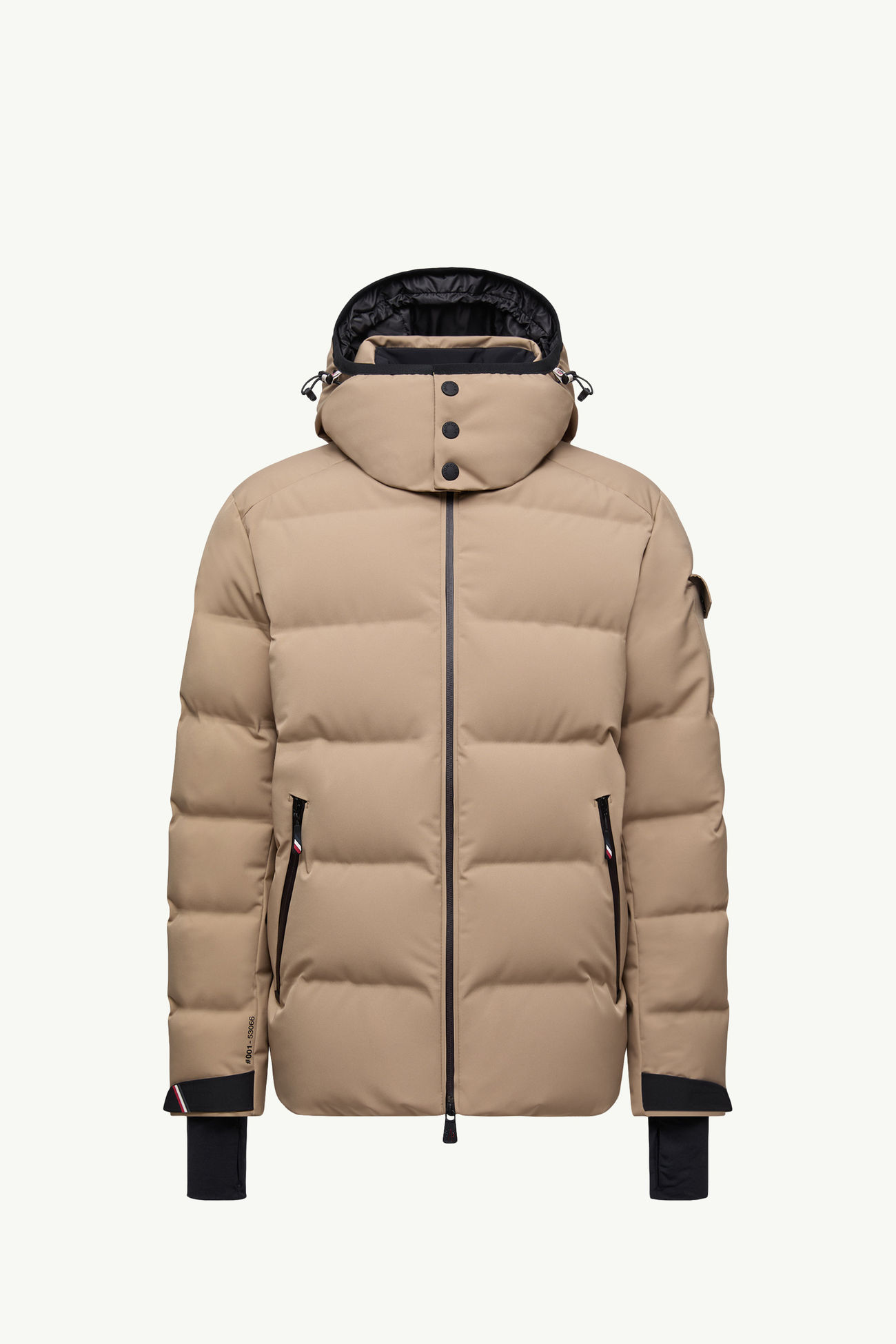 Giacca da sci imbottita Montgetech con cappuccio Uomo Beige Chiaro Moncler 2
