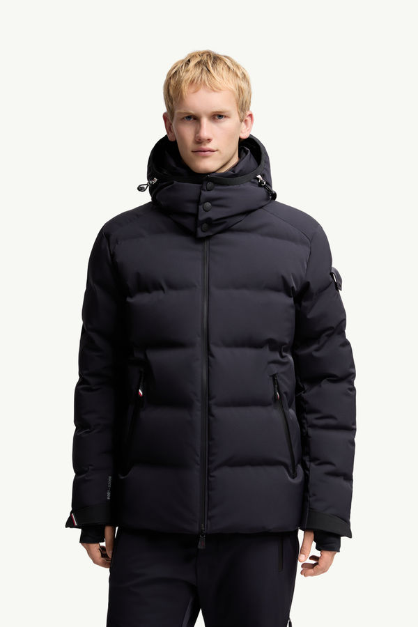 Montgetech Hooded Down Ski Jacket Men Navy Blue Moncler 3