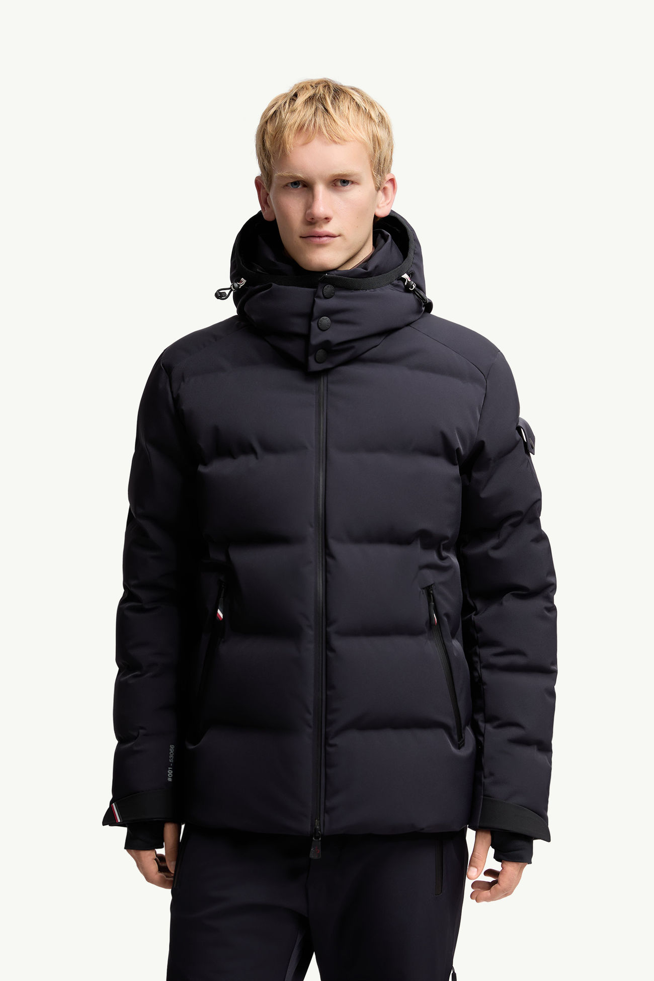 Piumino da sci Montgetech con cappuccio Uomo Blu Navy Moncler 3
