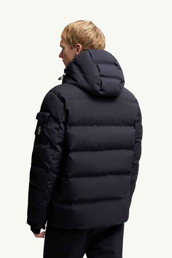 Montgetech Hooded Down Ski Jacket Men Navy Blue Moncler 4