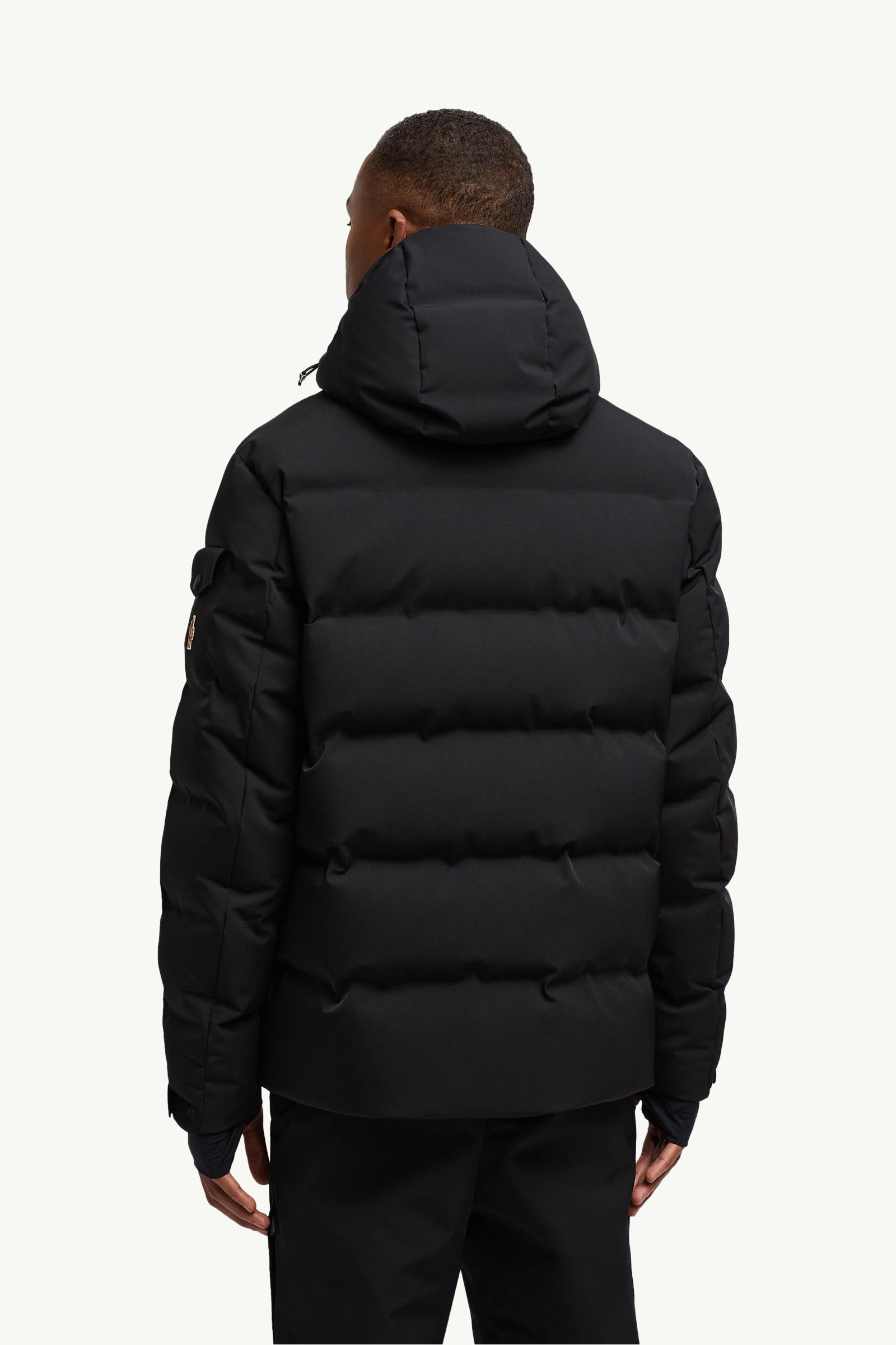 Black Montgetech Hooded Short Down Jacket - Short Down Jackets for