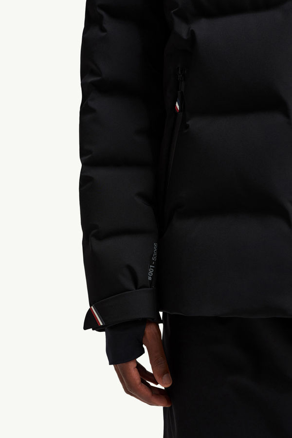 Montgetech Hooded Short Down Jacket Men Black Moncler 6
