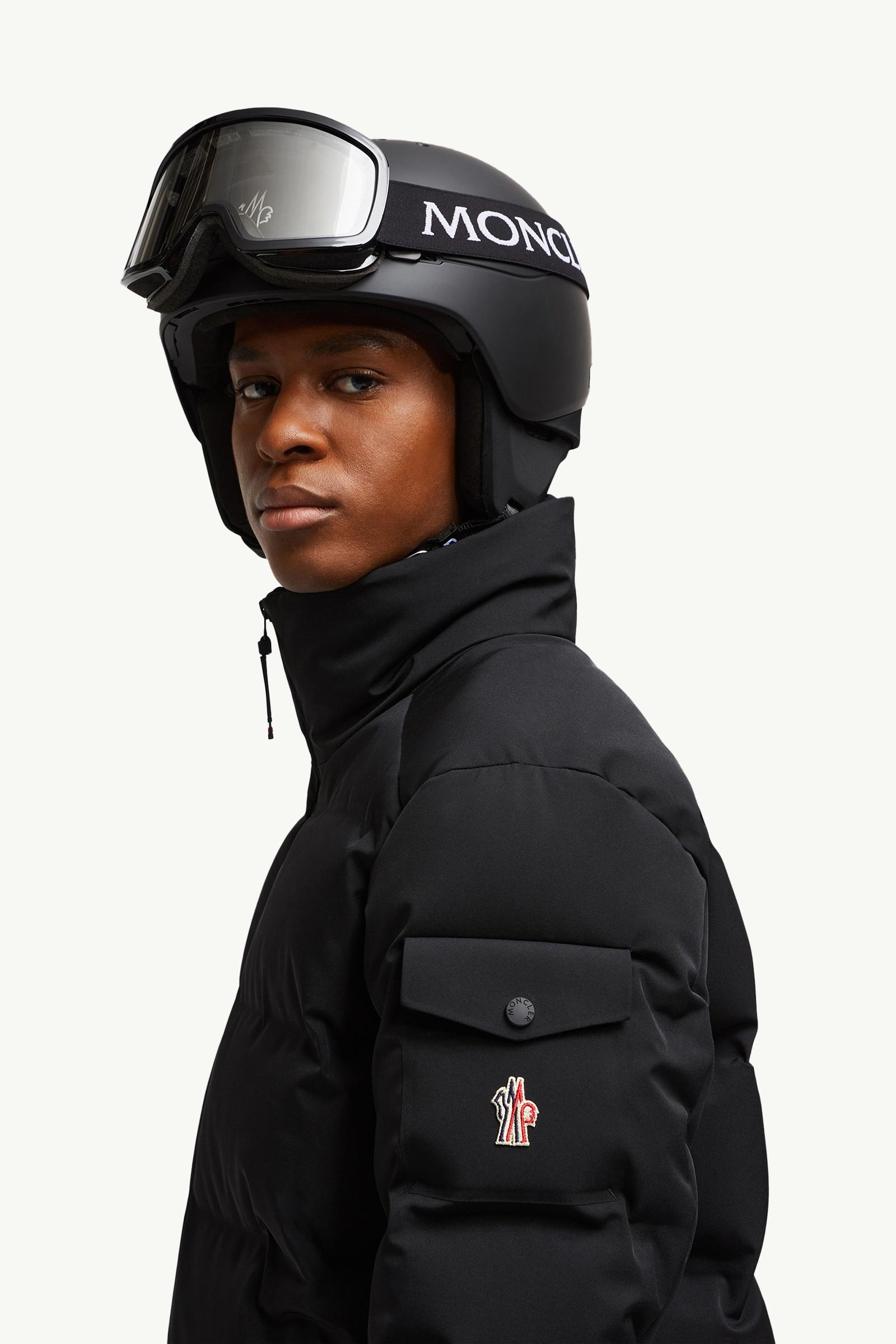 Black Montgetech Hooded Insulated Ski Jacket - Short Down Jackets