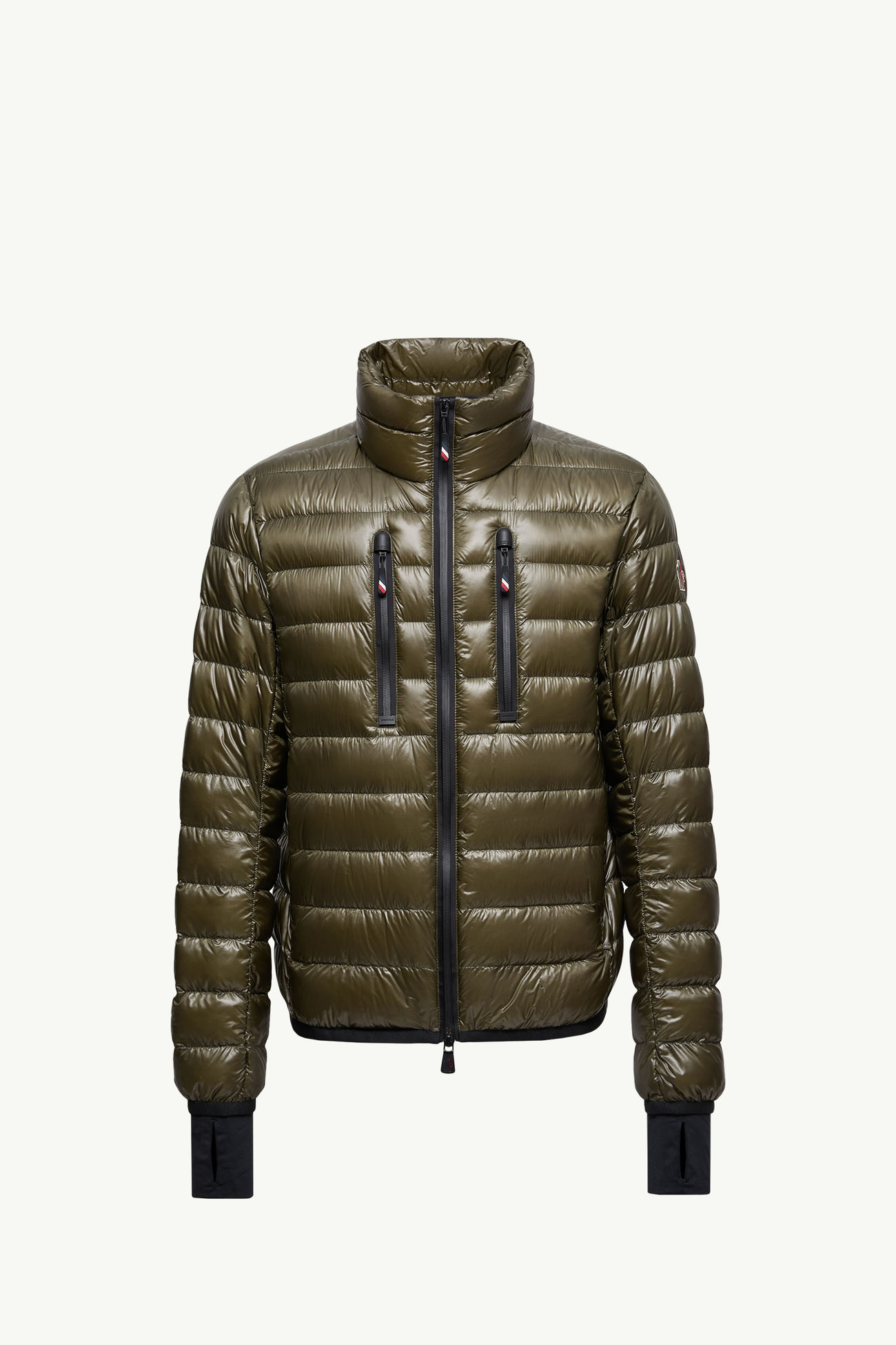 Hers Packable Down Ski Jacket Men Olive Green Moncler 2