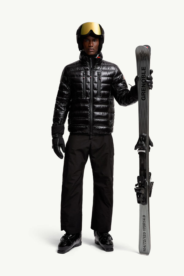 Hers Packable Down Ski Jacket Men Black Moncler 0