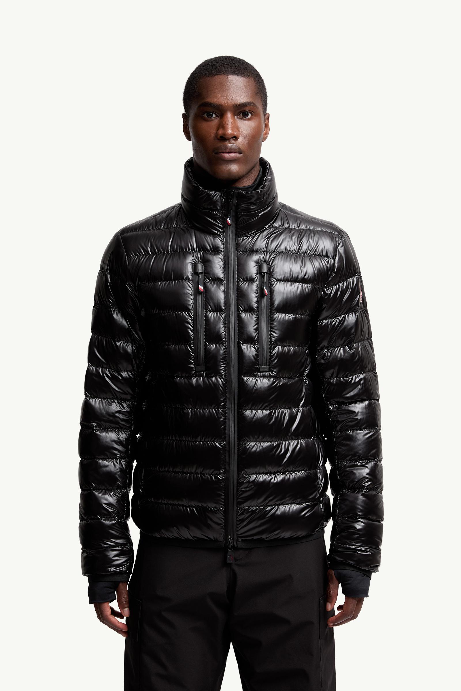 Black Hers Packable Down Ski Jacket - Short Down Jackets for Men