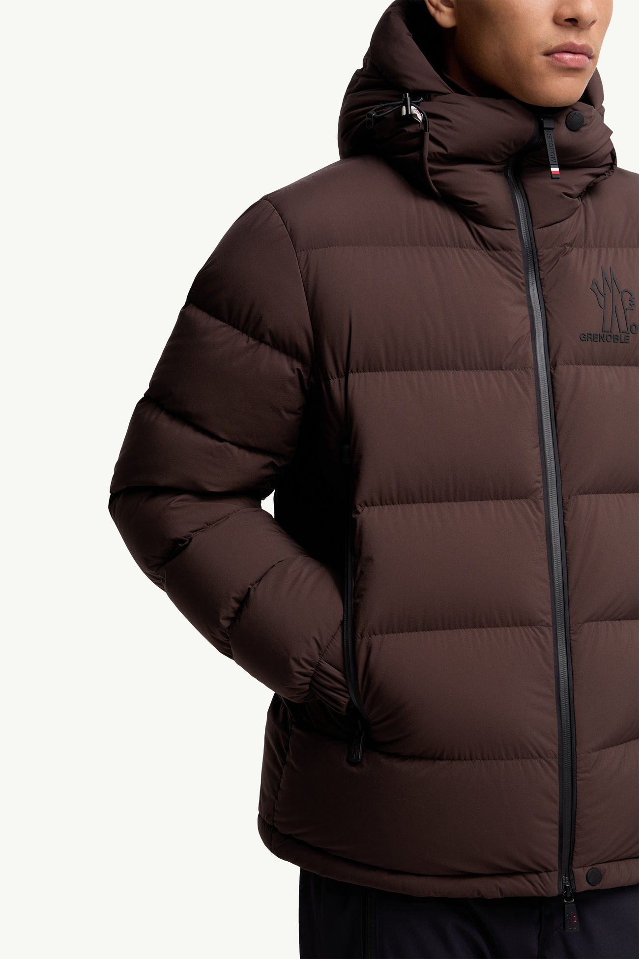 Isorno Daunen-Skijacke mit Kapuze Herren Braun Moncler 6