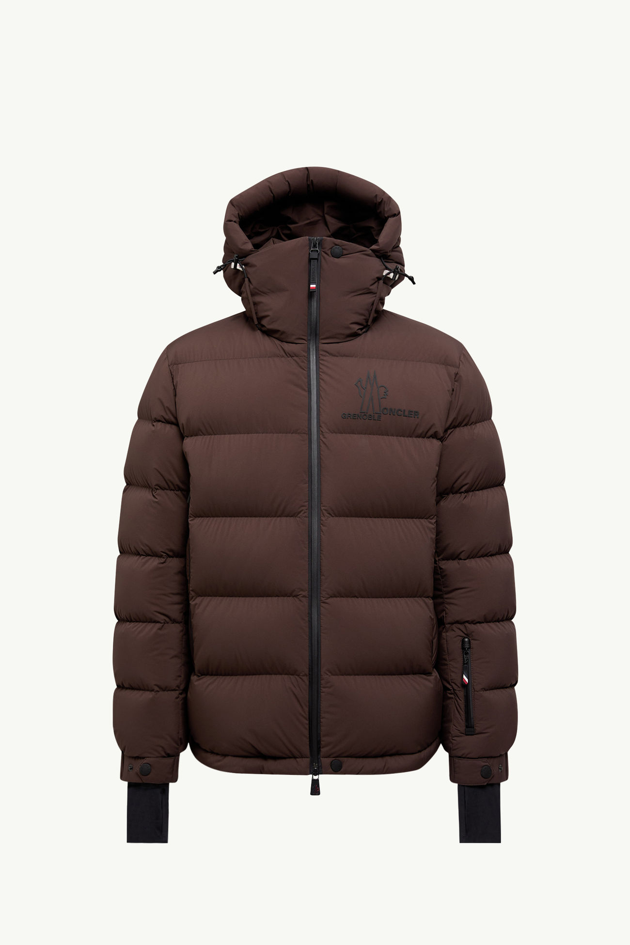 Plumífero de esquí con capucha Isorno Hombre Marrón Moncler 2