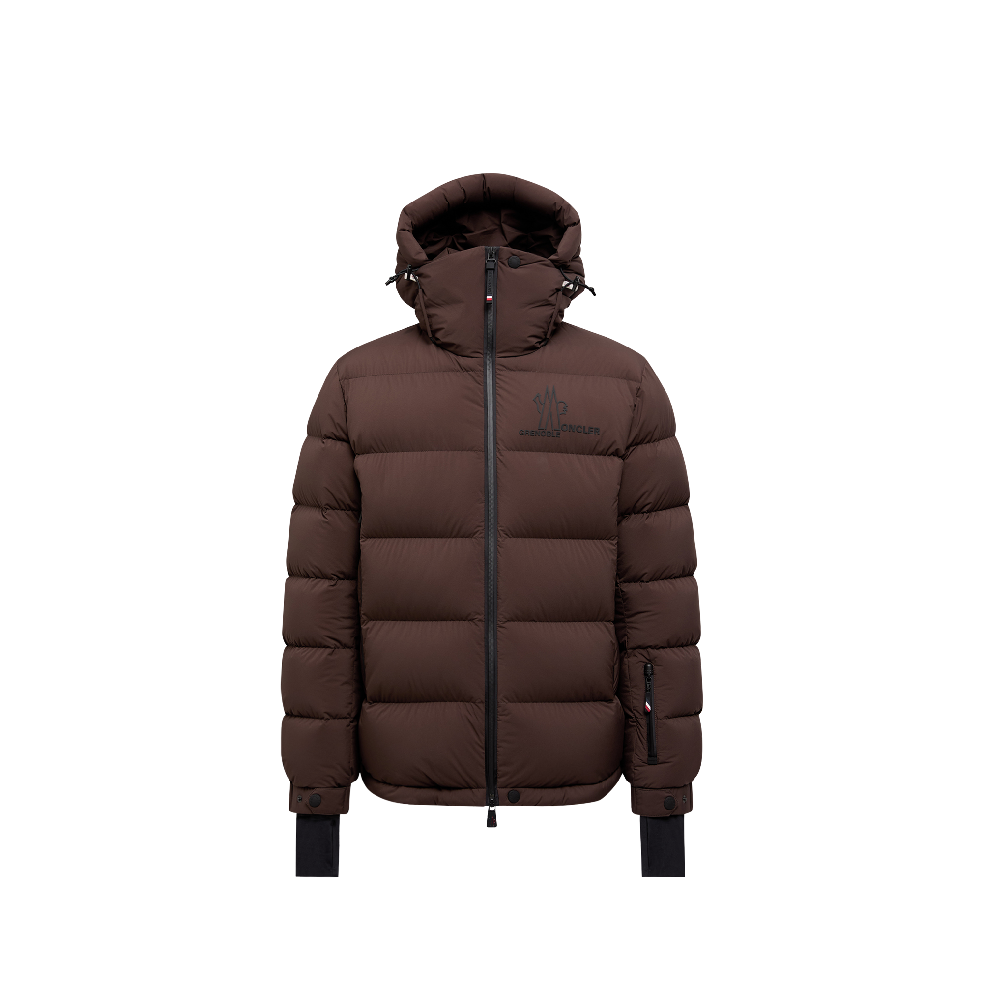 Grenoble    Isorno Hooded Insulated Ski Jacket for Men in Brown, Size: 44