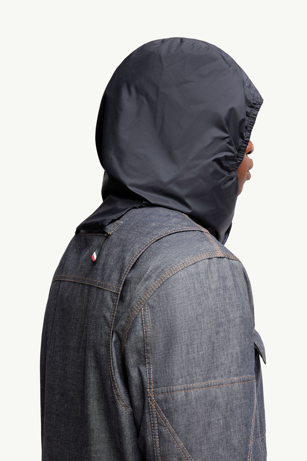 Croatan Denim Down Ski Jacket Men Dark Gray Moncler 5