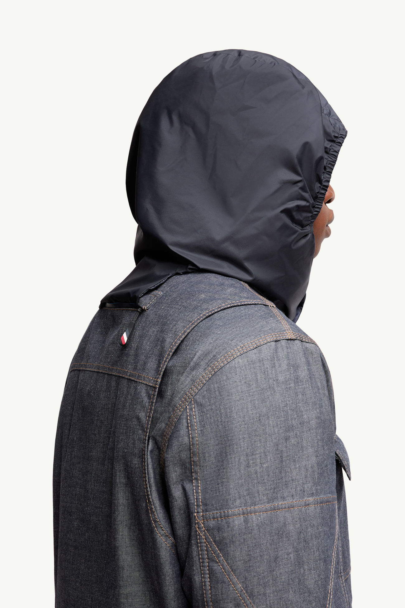 Croatan Denim Down Ski Jacket Men Dark Gray Moncler 5