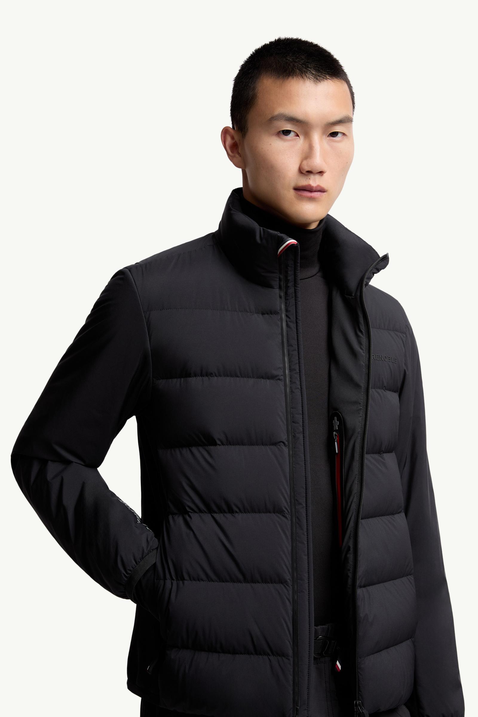 Black Araripe Mid-Layer Down Jacket - Short Down Jackets for Men