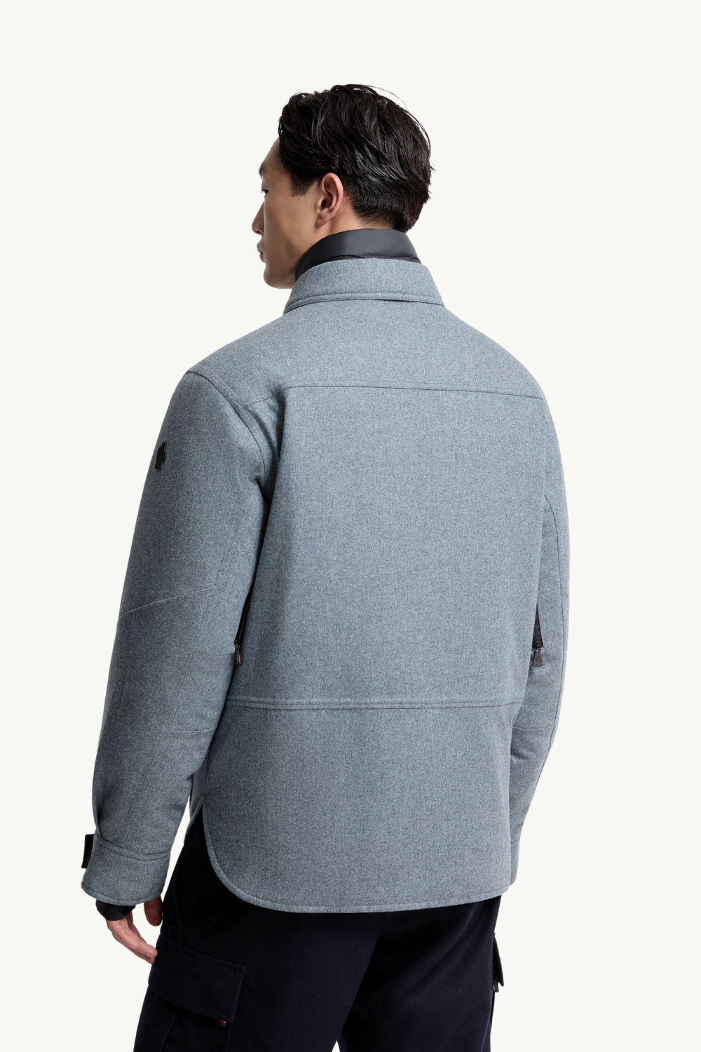 Veste-chemise Antuco en laine Hommes Bleu Cobalt Moncler 4