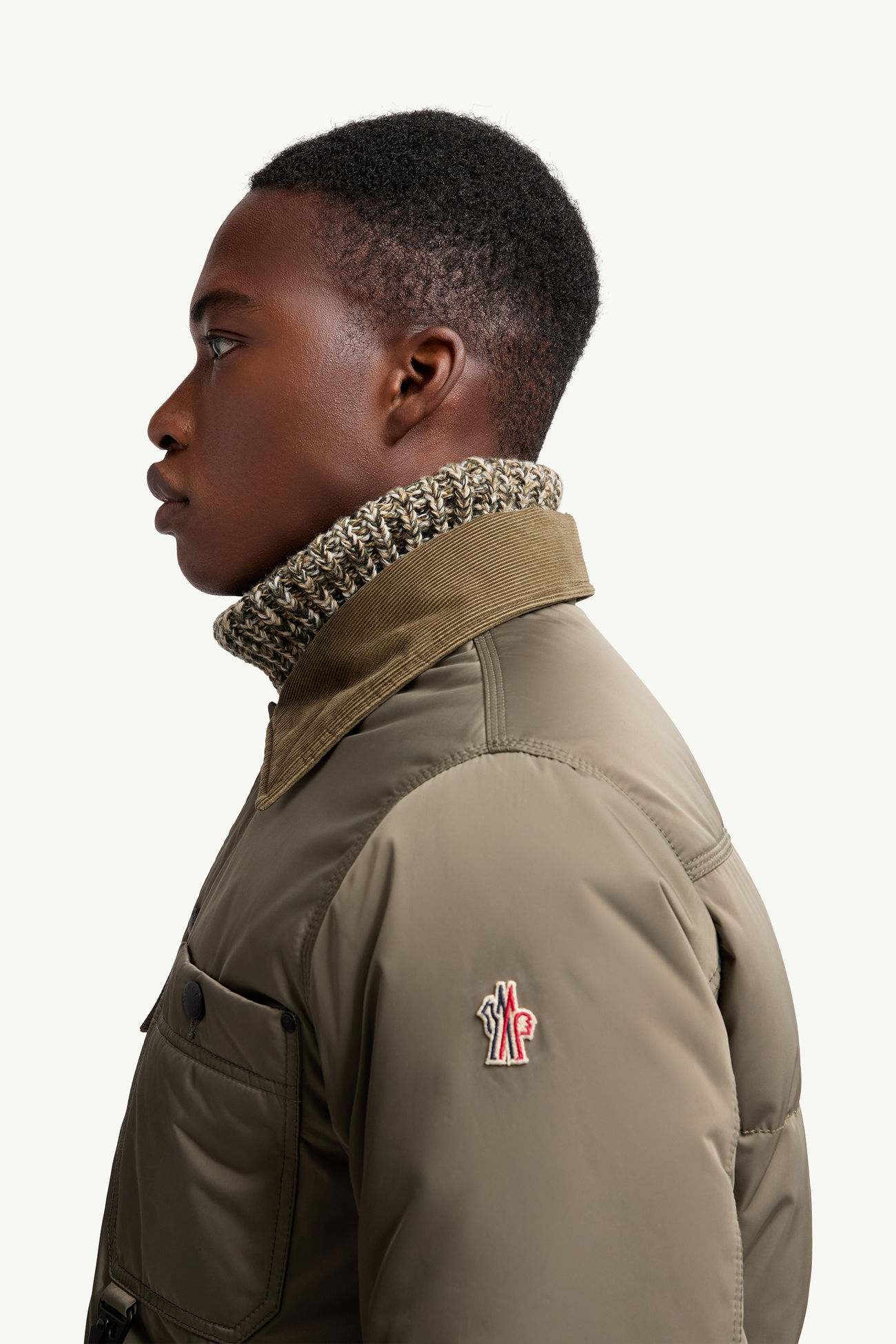 Waterton羽絨軍裝外套 男士 卡其色 Moncler 1
