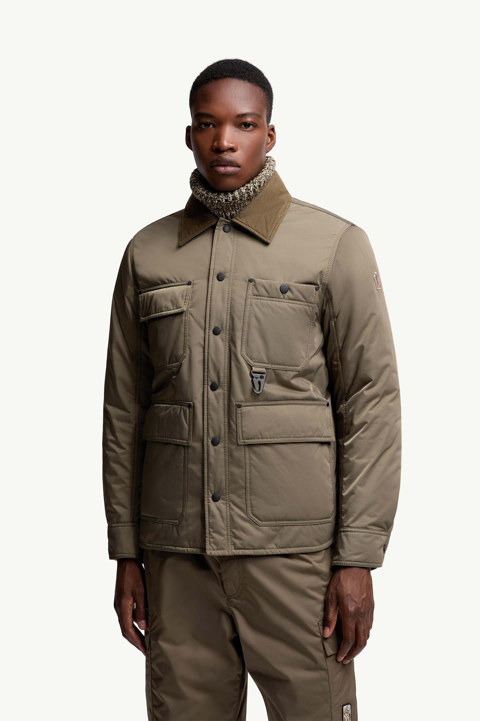 Waterton Down Field Jacket Men Khaki Moncler 3