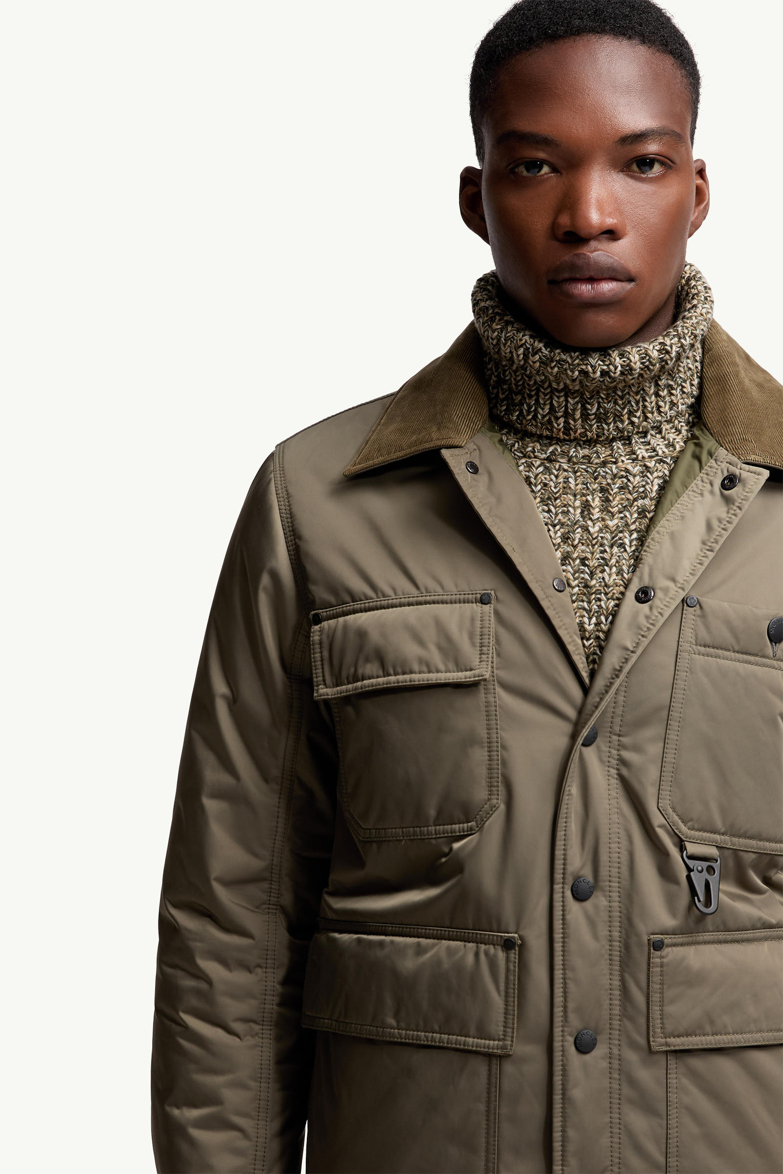 Waterton Down Field Jacket Men Khaki Moncler 6