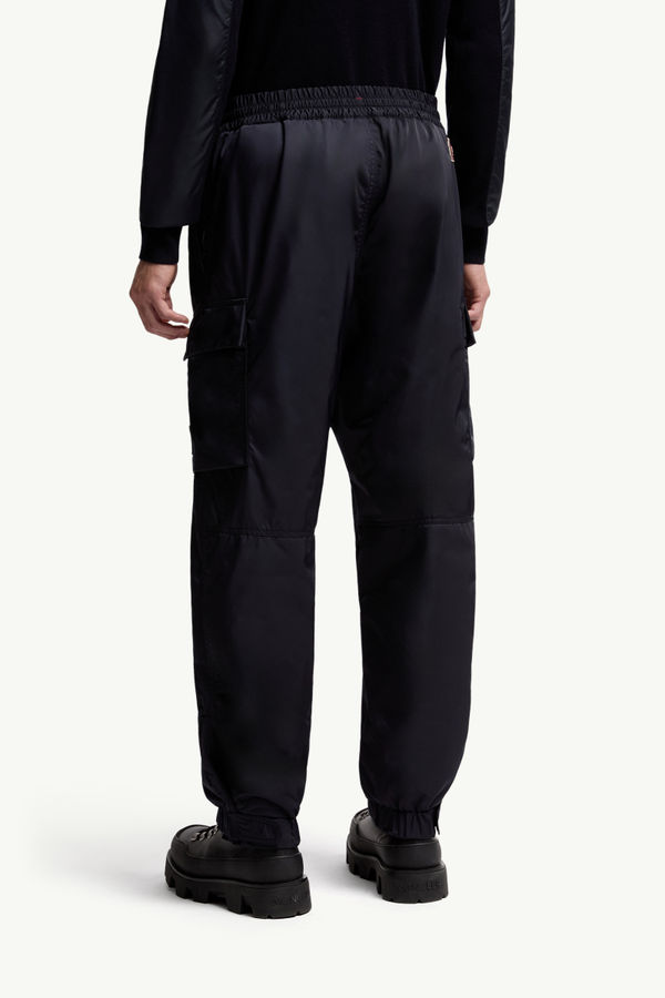 Pantaloni cargo in gabardine Uomo Blu Navy Moncler 4