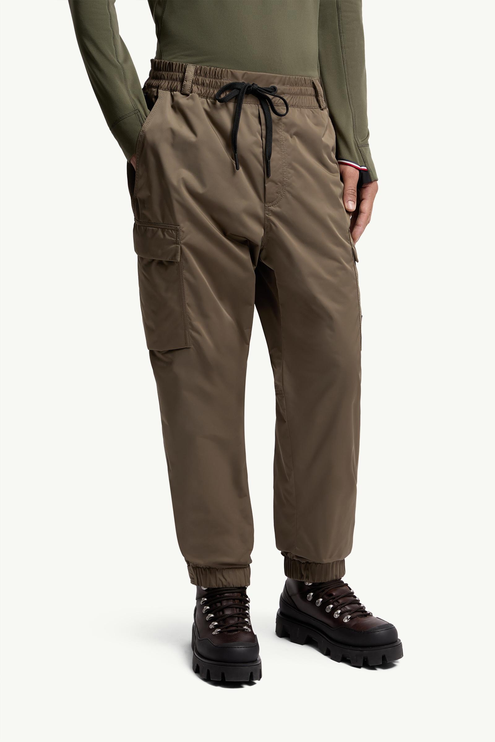 Olive Green Gabardine Cargo Pants - Pants & Shorts for Men