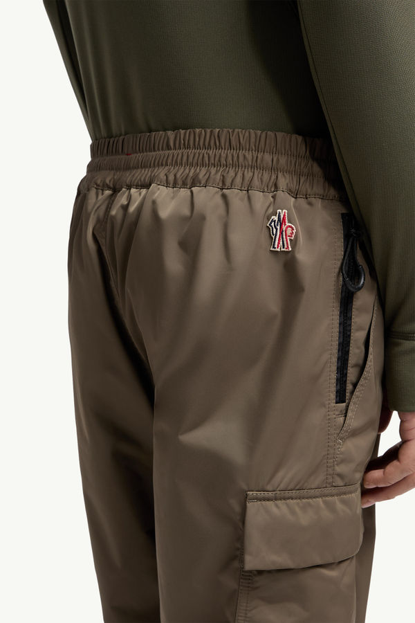 Pantaloni cargo in gabardine Uomo Verde Oliva Moncler 5