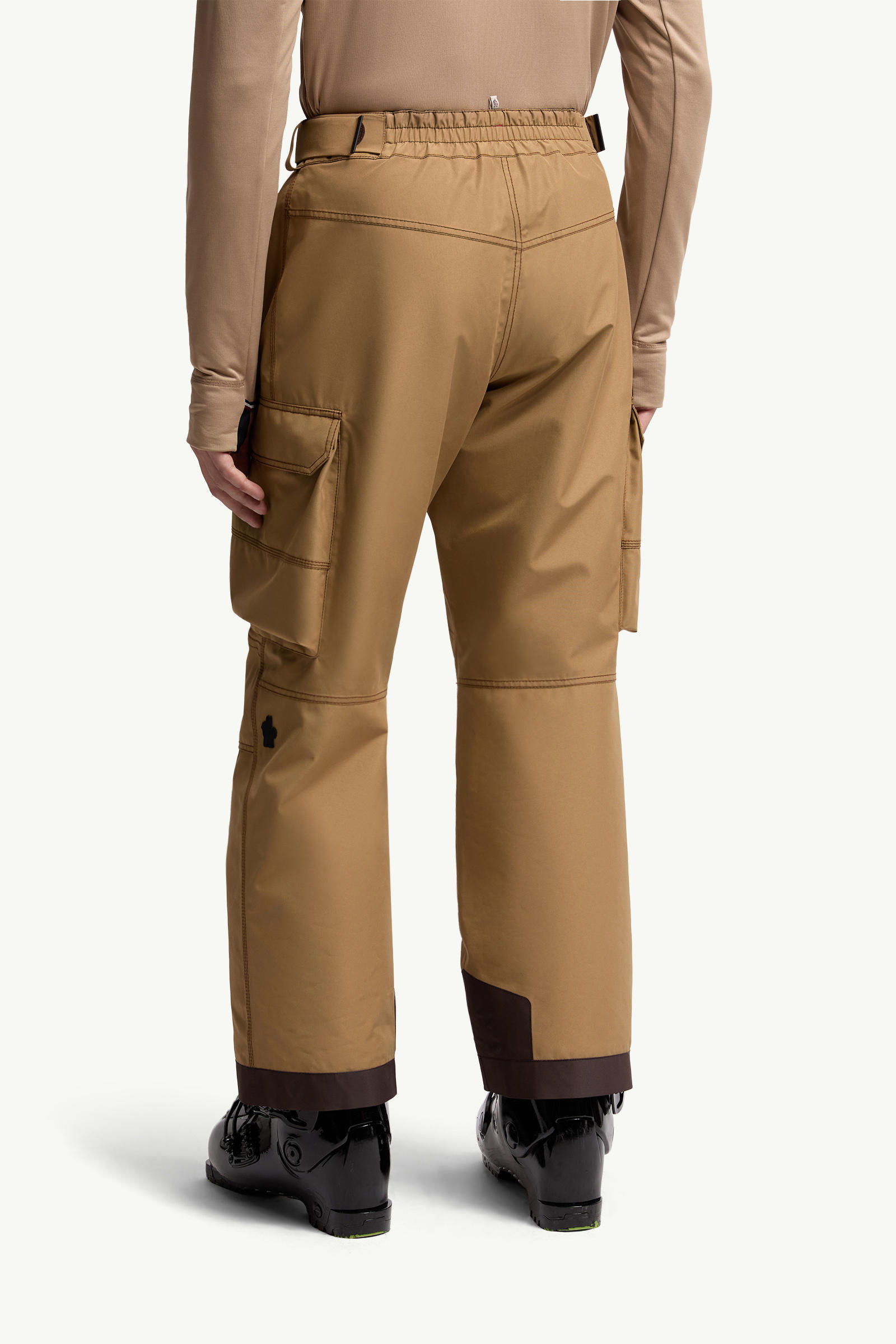 Padded Gore-Tex Ski Trousers Men Beige Moncler 4