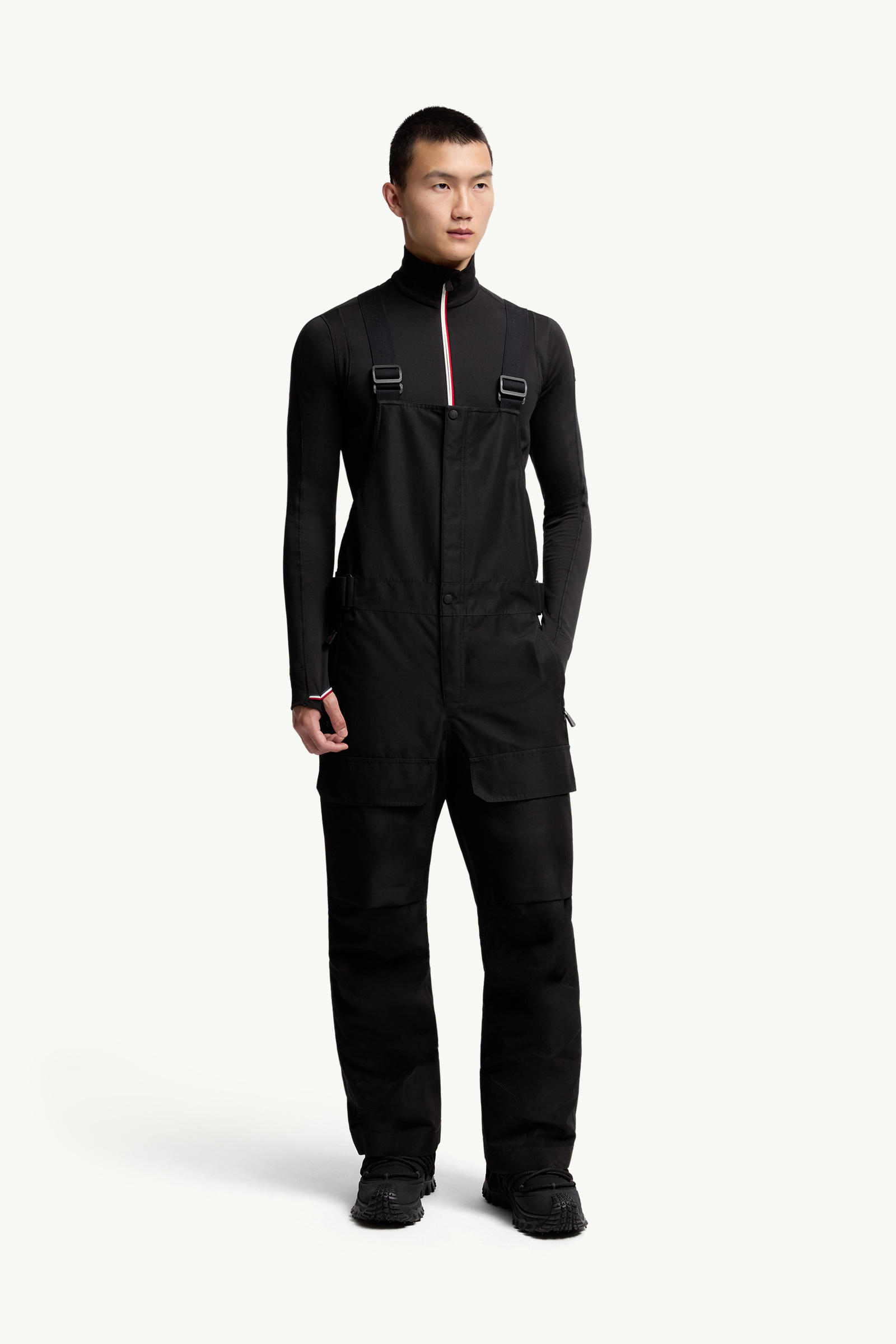 Salopette de ski matelassée en GORE-TEX Hommes Noir Moncler 3