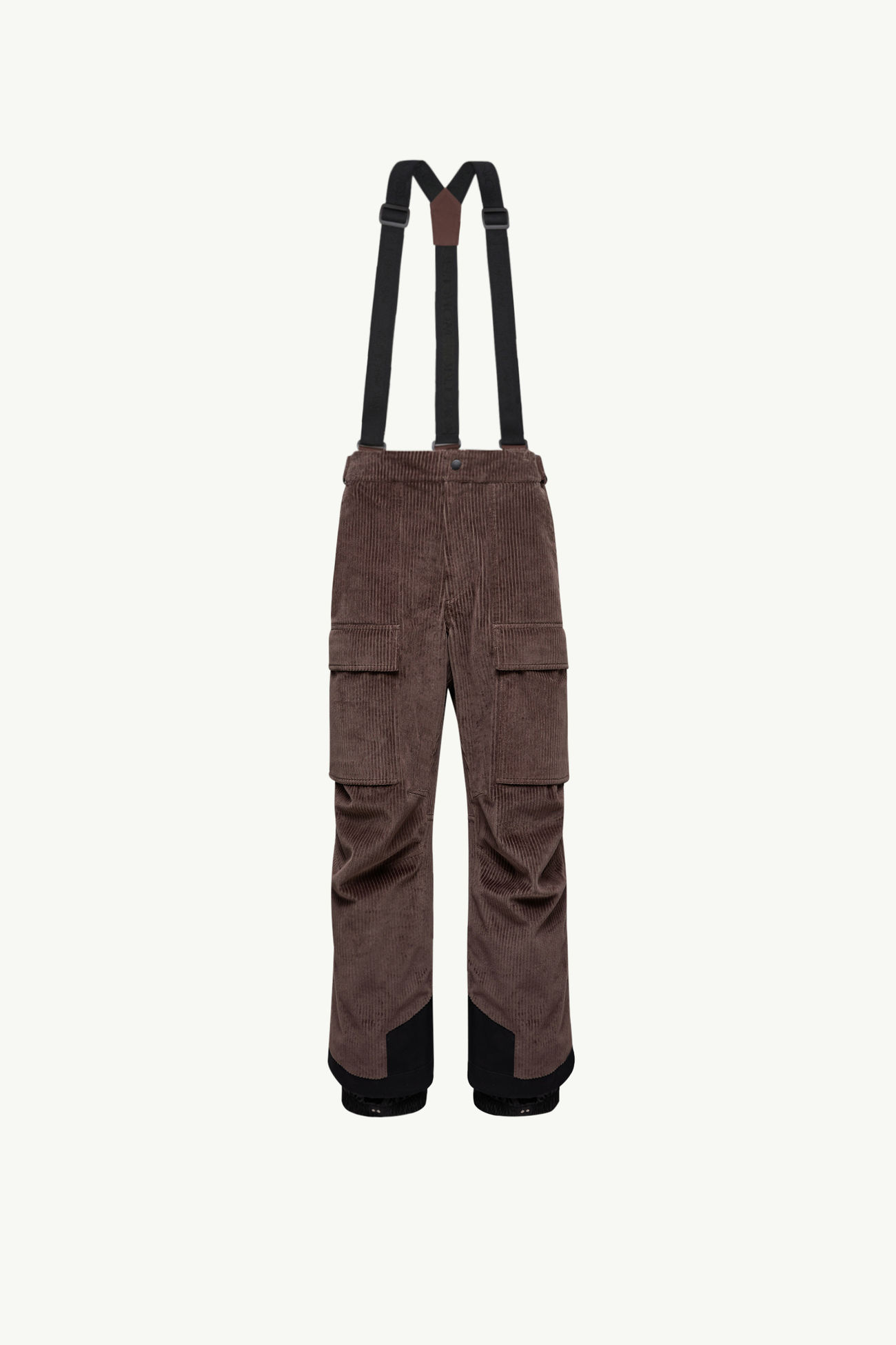 Gepolsterte Skilatzhose aus Cord Herren Braun Moncler 2
