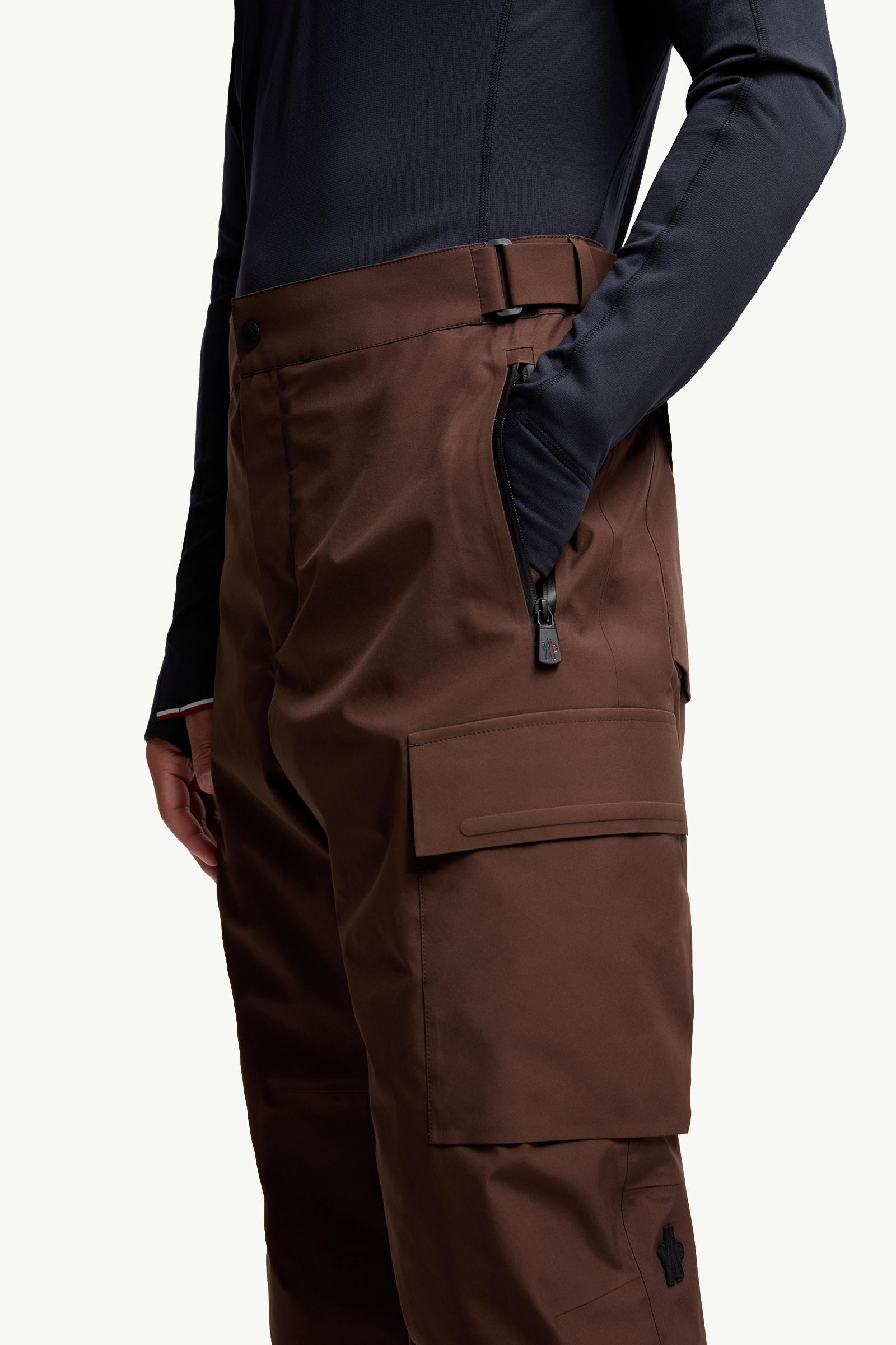 Brown GORE-TEX Ski Trousers - Trousers & Shorts for Men | Moncler IT