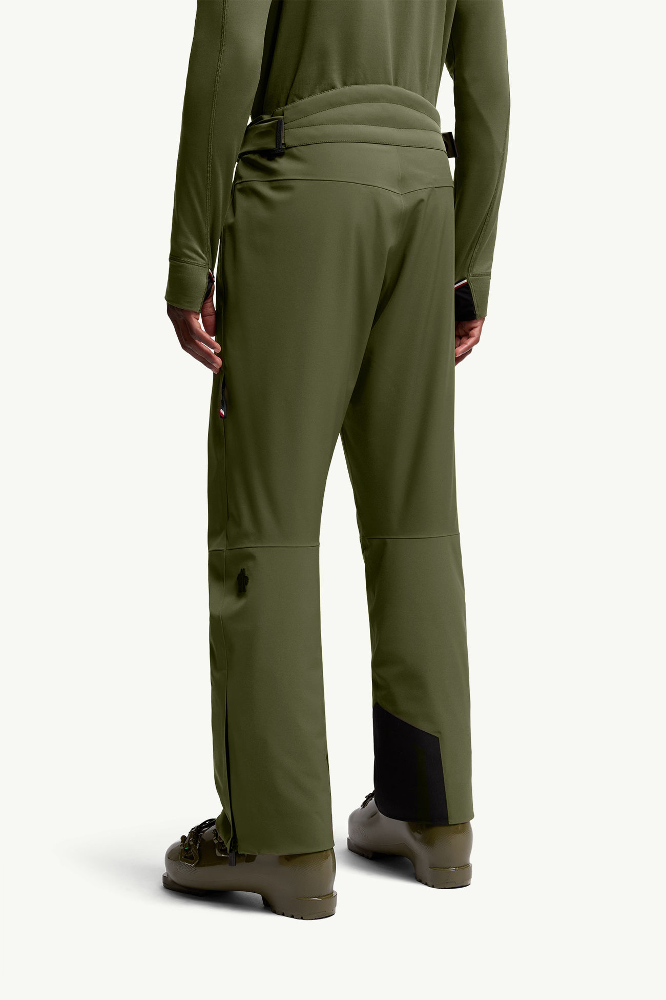 夾層滑雪褲 男士 橄欖綠色 Moncler 4