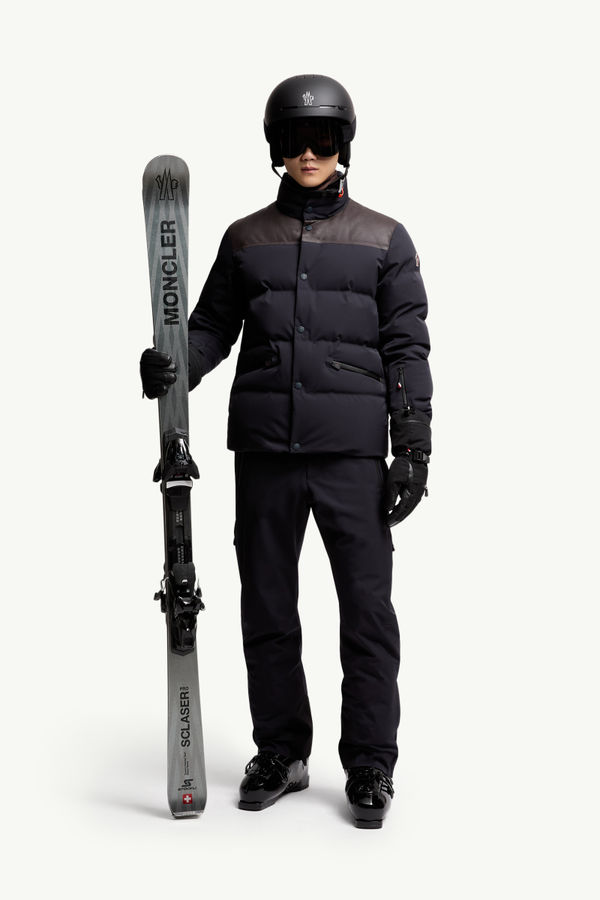 Padded Ski Trousers Men Navy Blue Moncler 0