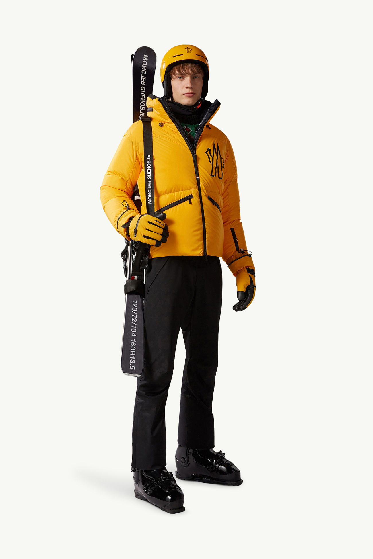 ブラック Padded Ski Trousers : スキーパンツ 向けの メンズ 