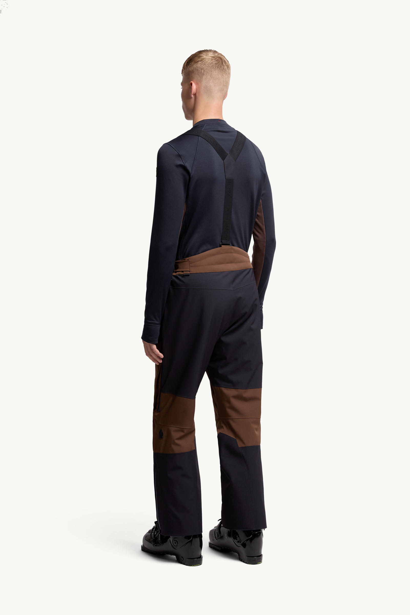 Padded Ski Trousers Men Blue & Brown Moncler 4