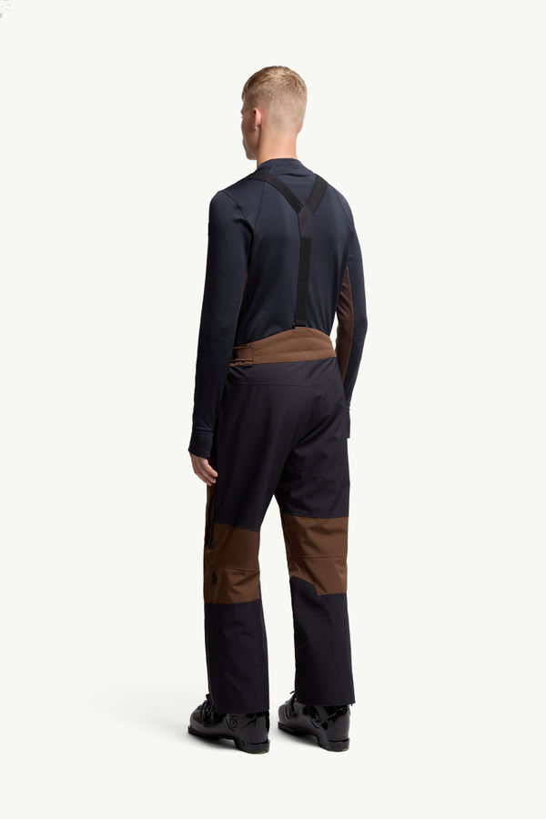 Pantaloni da sci imbottiti Uomo Blu & Marrone Moncler 4