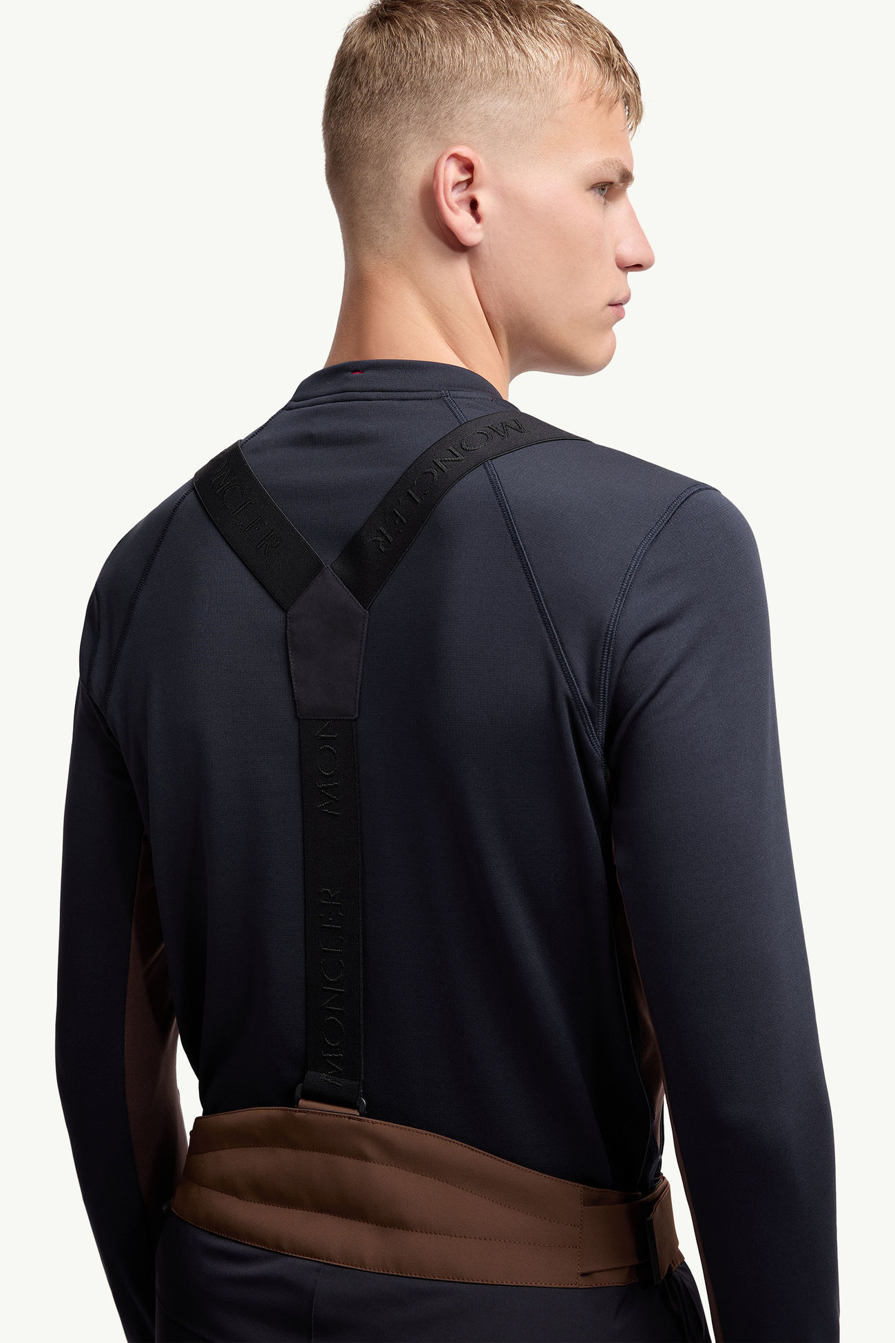 Pantalon de ski matelassé Hommes Bleu & Marron Moncler 5