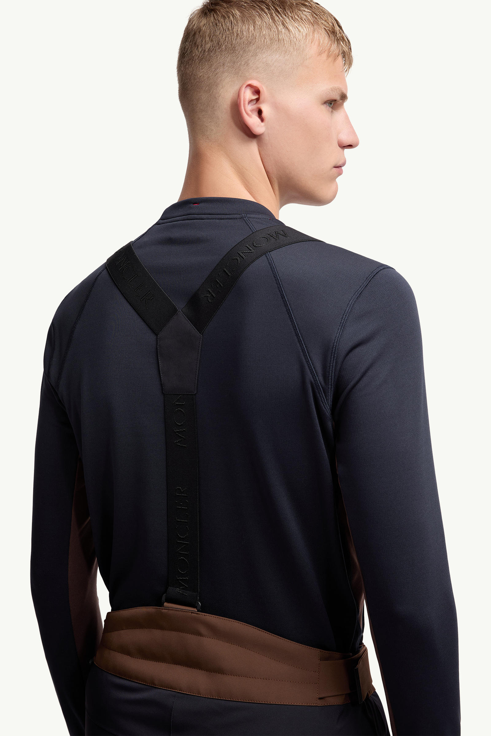 Pantalon de ski matelassé Hommes Bleu & Marron Moncler 5