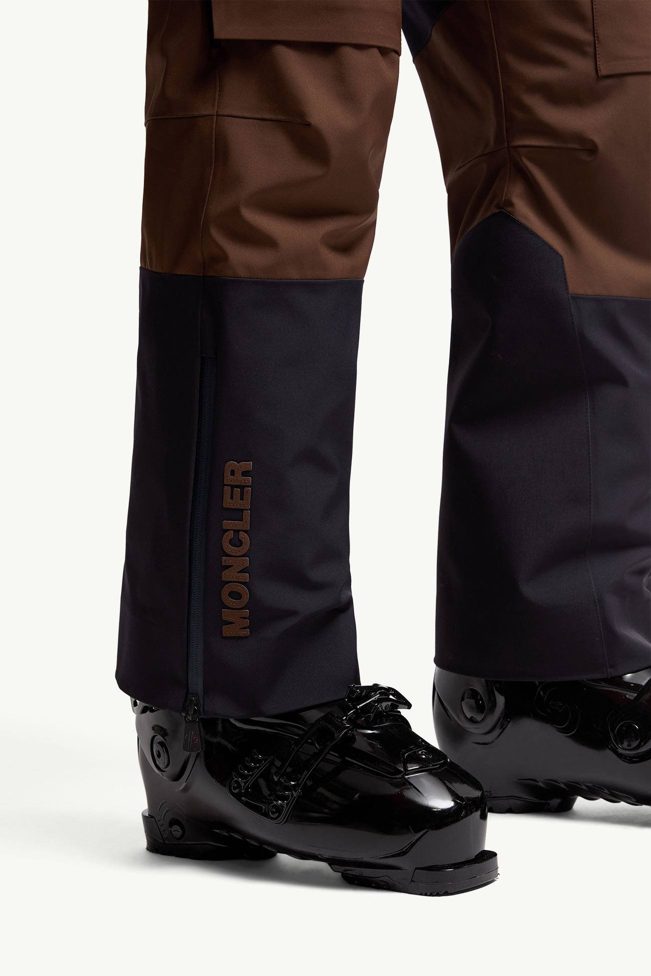 Padded Ski Pants Men Blue & Brown Moncler 6