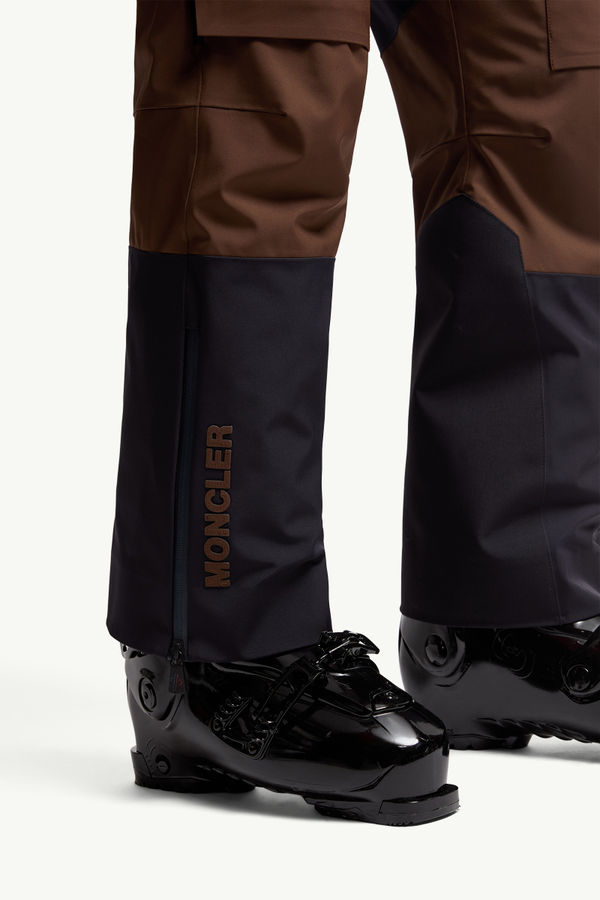 Pantaloni da sci imbottiti Uomo Blu & Marrone Moncler 6
