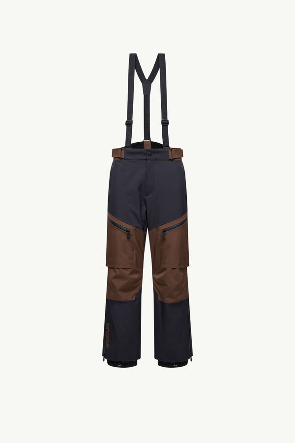 Pantaloni da sci imbottiti Uomo Blu & Marrone Moncler 2