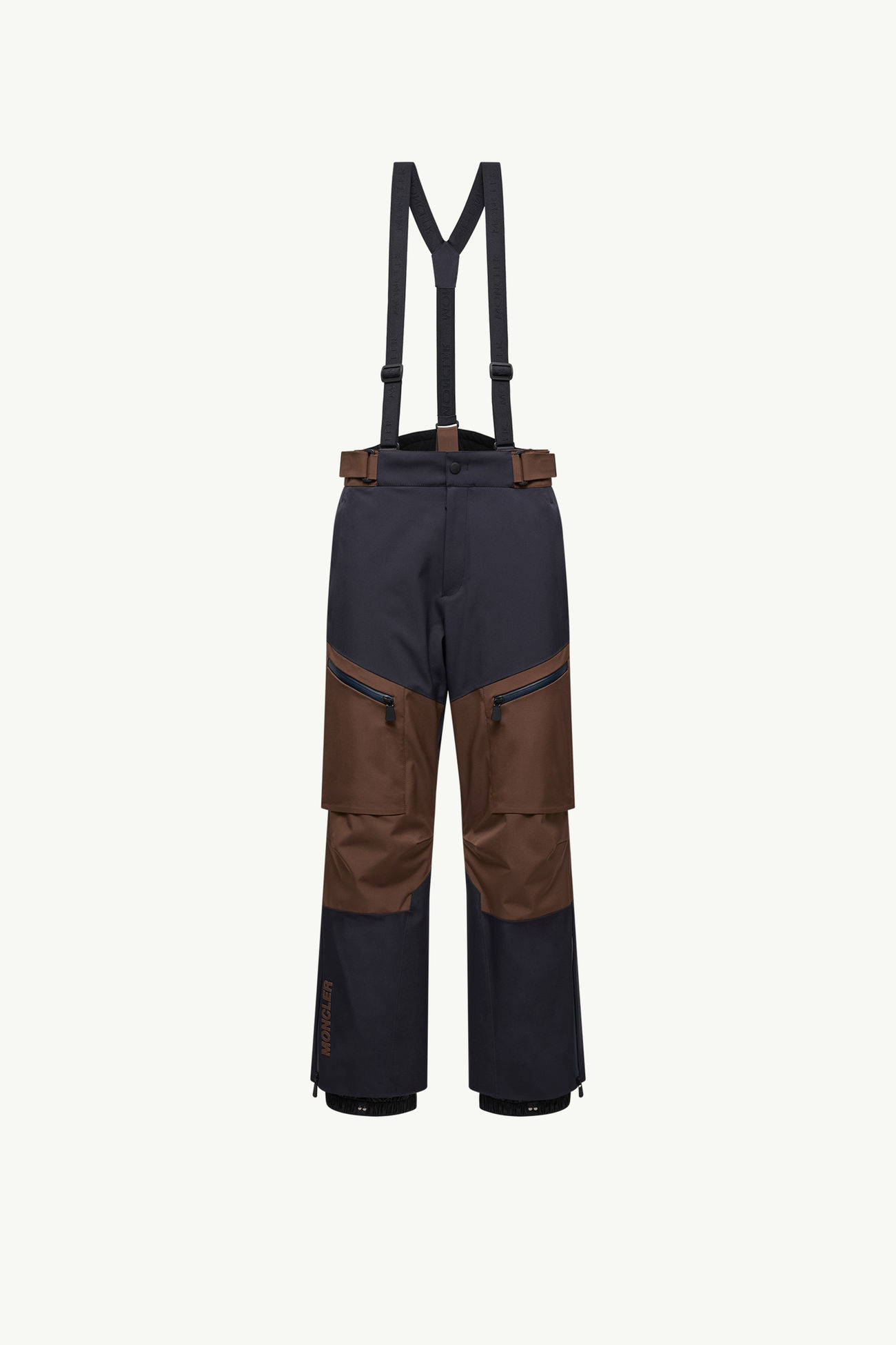 Wattierte Skihose Herren Blau & Braun Moncler 2