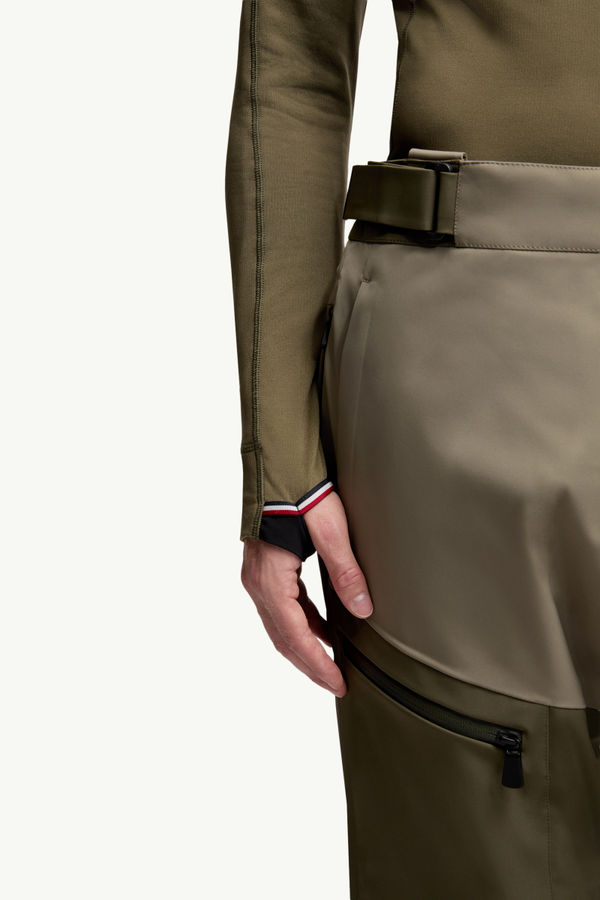 Padded Ski Trousers Men Green & Black Moncler 6