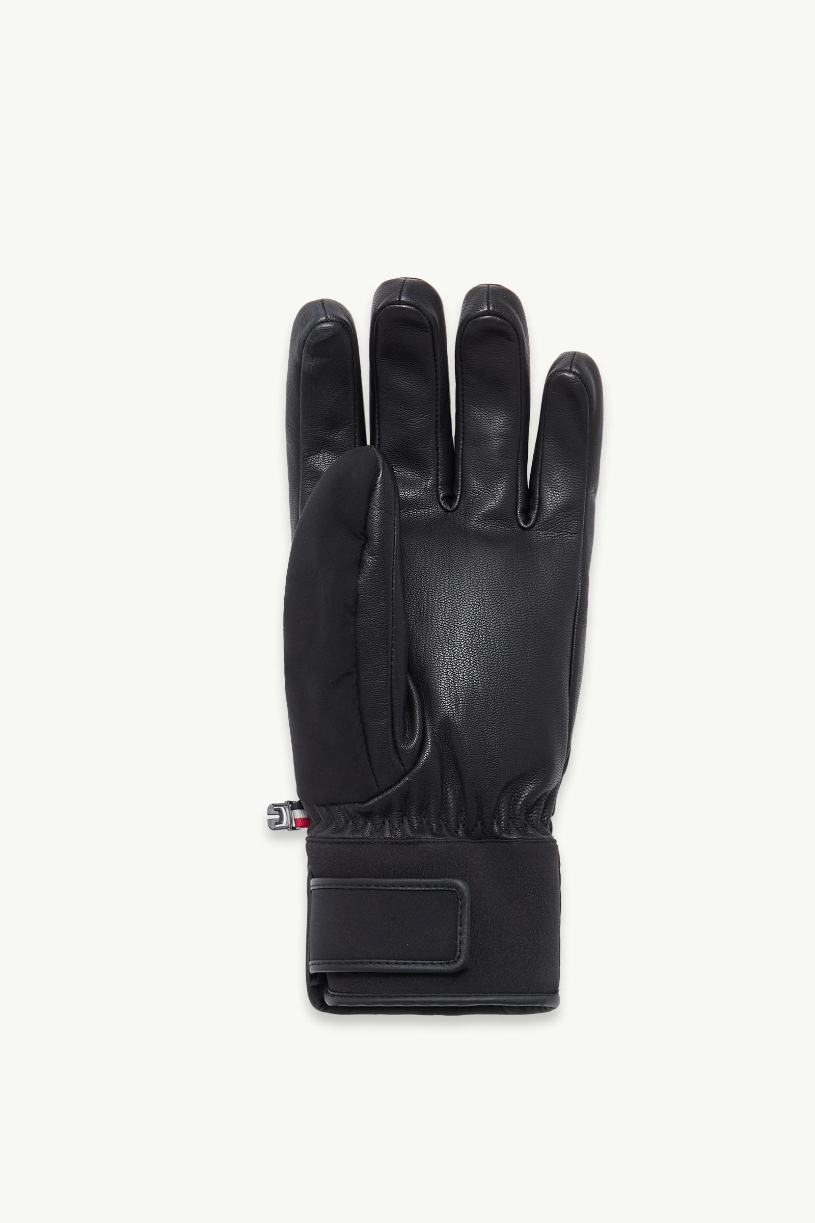 Black Padded Soft Shell Gloves - Scarves & Gloves for Men | Moncler US