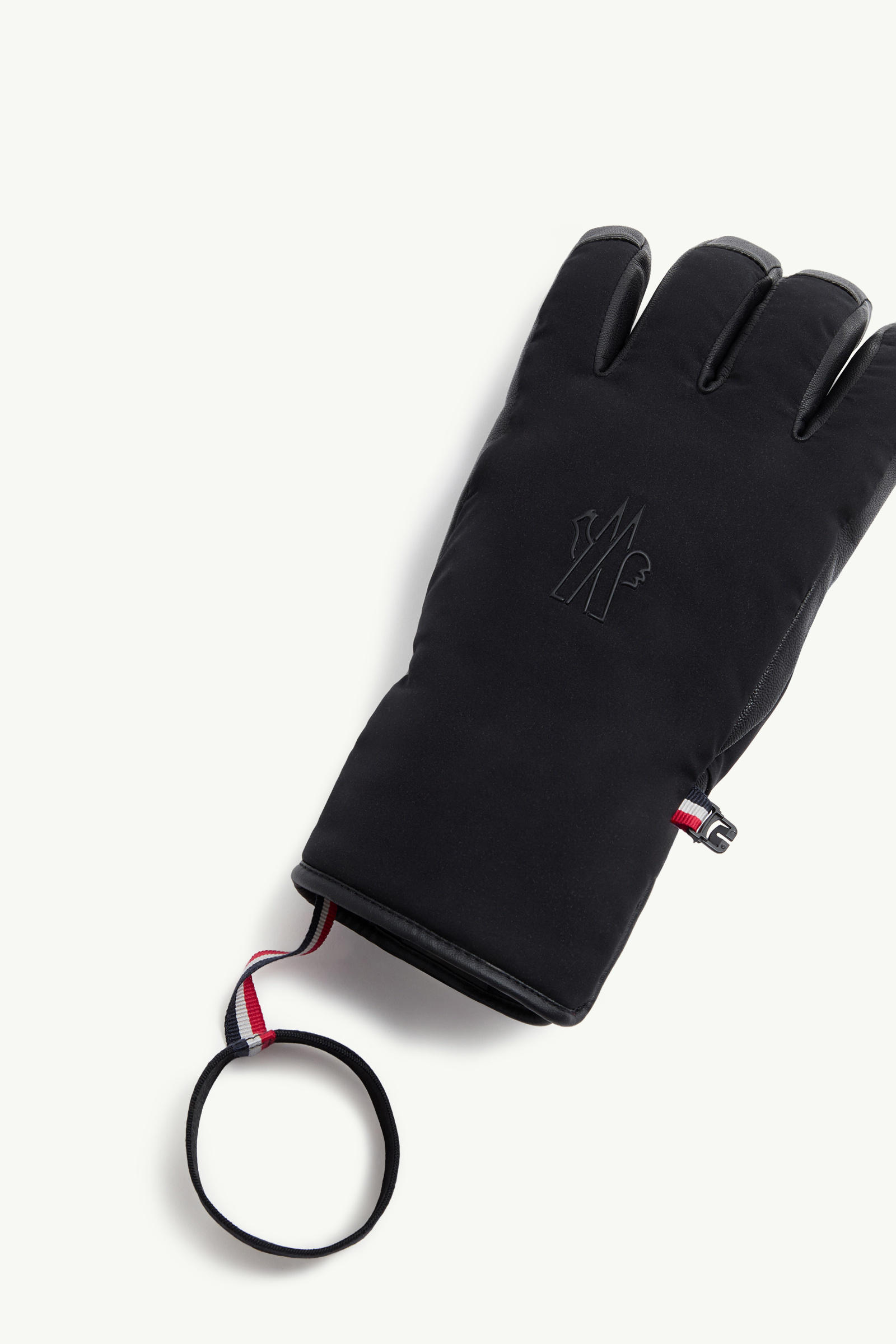 Gants matelassés en soft shell Hommes Noir Moncler 3