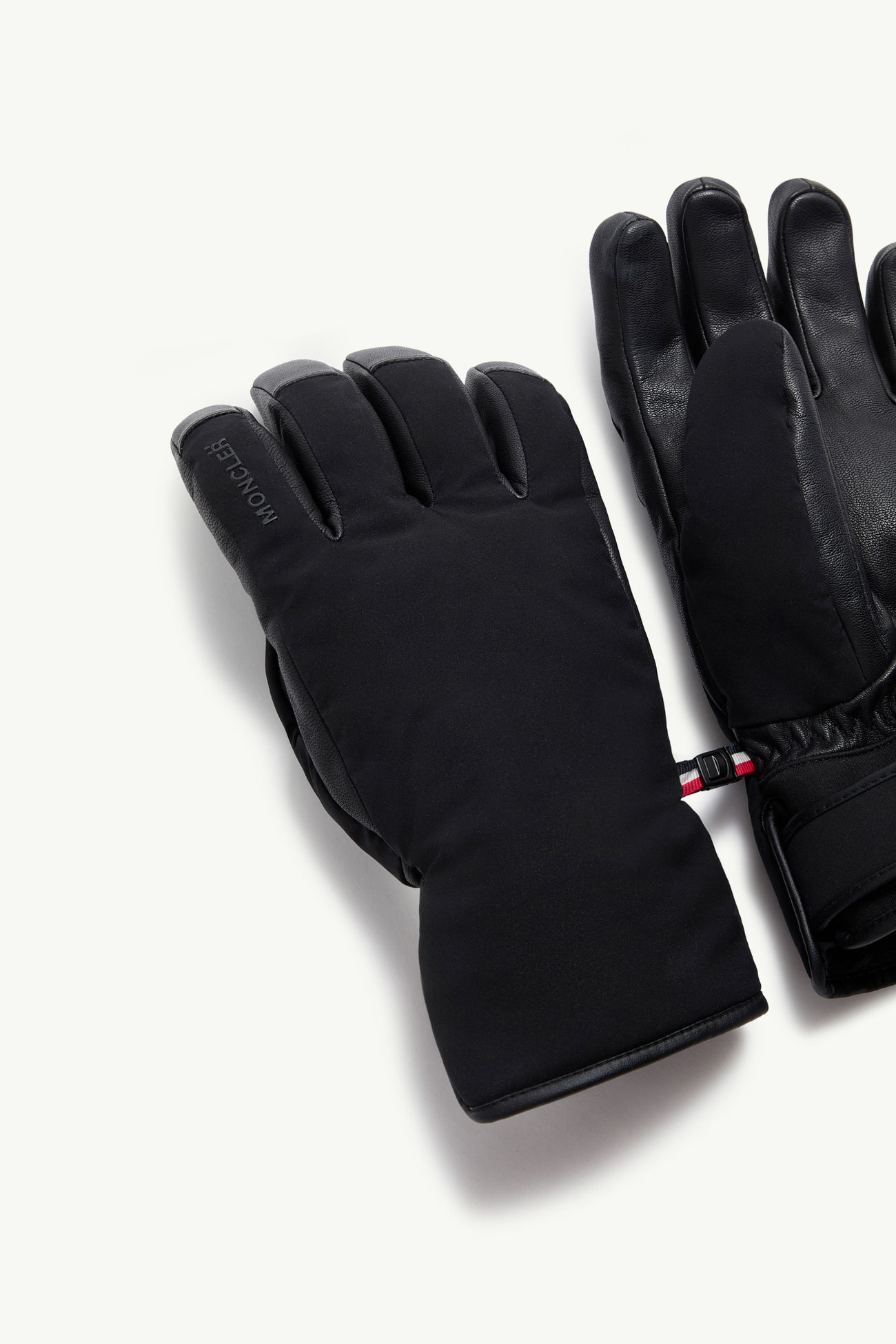 Padded Soft Shell Gloves Men Black Moncler 4