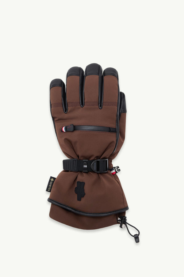 Padded Gloves Men Brown Moncler 0