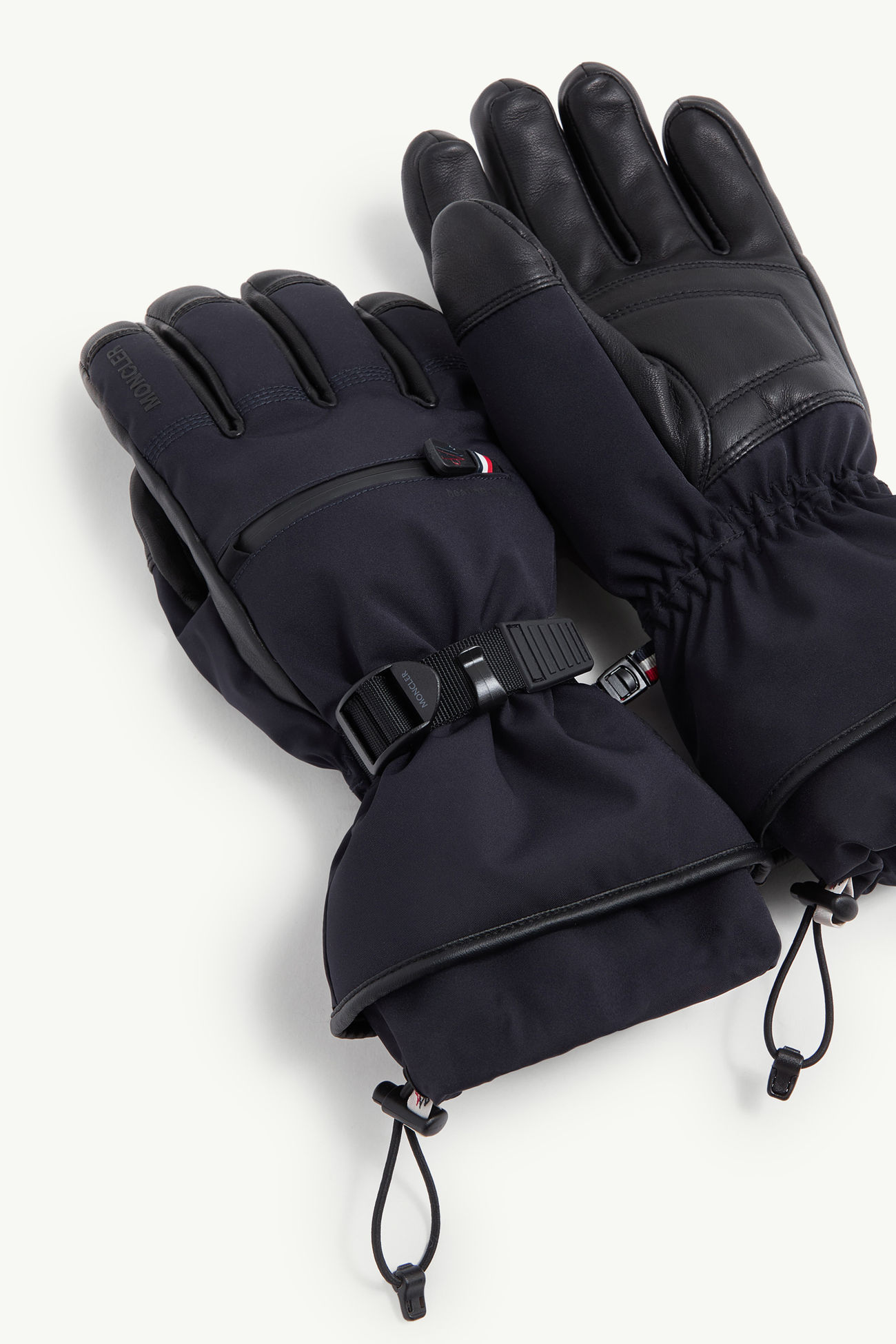 Gepolsterte Handschuhe Herren Navyblau Moncler 4
