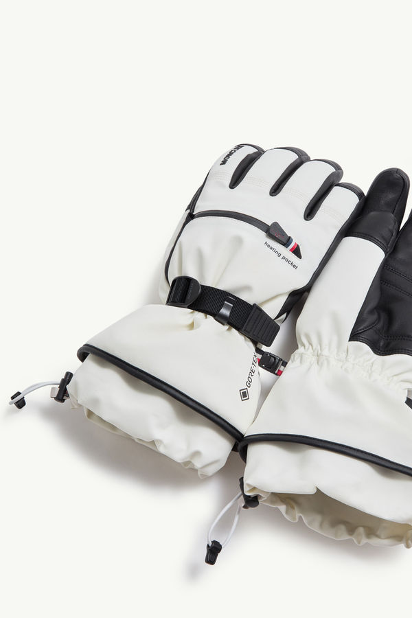 Guanti imbottiti Uomo Bianco Moncler 4